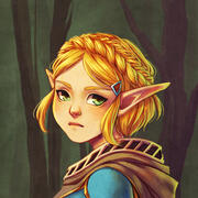 Bust with a simple background -fanart-