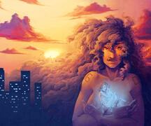 Novella Cover &quot;Lever de Soleil&quot; YBY Editions